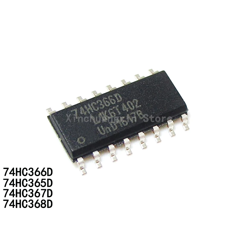 5PCS/Lot 74HC366D 74HC365D 74HC367D 74HC368D SMT SOP-16 Tri-State Buffer Logic Chip