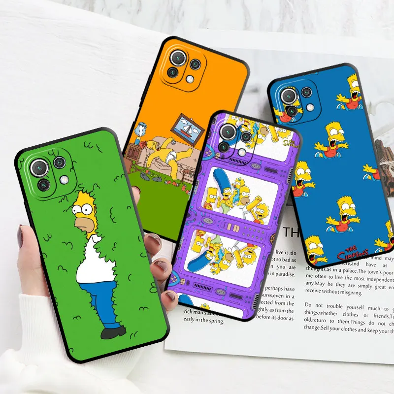 Case For Xiaomi Mi Poco X3 NFC 11T Pro 11 Lite X5 12 X4 10T 12T F3 M3 M5 F1 13 Silicone Phone Cover The Simpsons Homer Funda