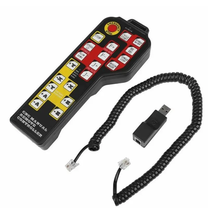 TFORU-Pendant Manual Remote Control For 4 Axis CNC USB Encoder For Mach3 ONLY Potential JOG Functionality