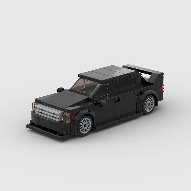 Kit de montagem de carro de corrida MOC, modelo de rali de carro DIY para crianças e adultos, coleção de carros modelo, Halloween, presente de Natal