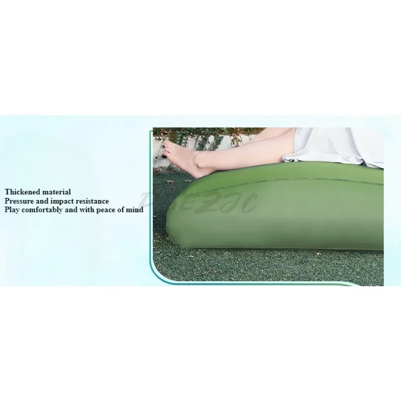 One Click Automatic Inflatable Sofa for Outdoor Camping Nylon Fabric Bonded To TPU Inflatable Bed