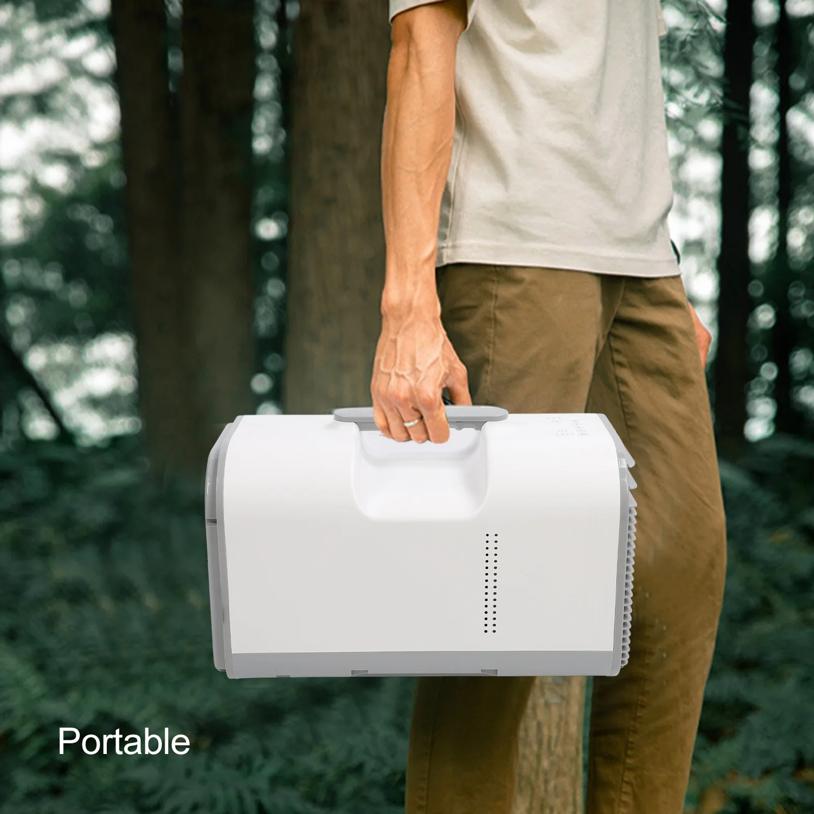 مكيف هواء محمول 330 وات 4400 وحدة حرارية بريطانية، وضع بارد دافئ، مبرد هواء منخفض الضوضاء مع جهاز تحكم عن بعد لمكتب غرفة النوم والتخييم في الهواء الطلق