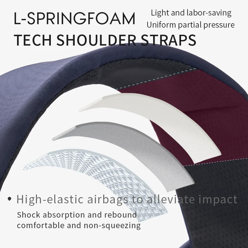 LEFF Large Women Backpack Light Backpacks Casual Commuting Laptop Backpack Outdoor Travel Waterproof Backpack Unisex Solid Color