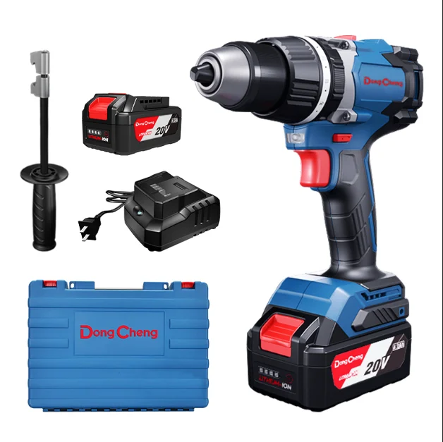 Dongcheng New Arrival 20V Impact Drill Cordless Brushless 120N.m Impact Drill