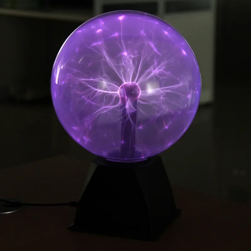 34568 Inch USB Magic Lamp Electrostatic Ball Lamp Crystal Magic Ball Magic Ion Ball Lightning Glow  Voice Control Gift