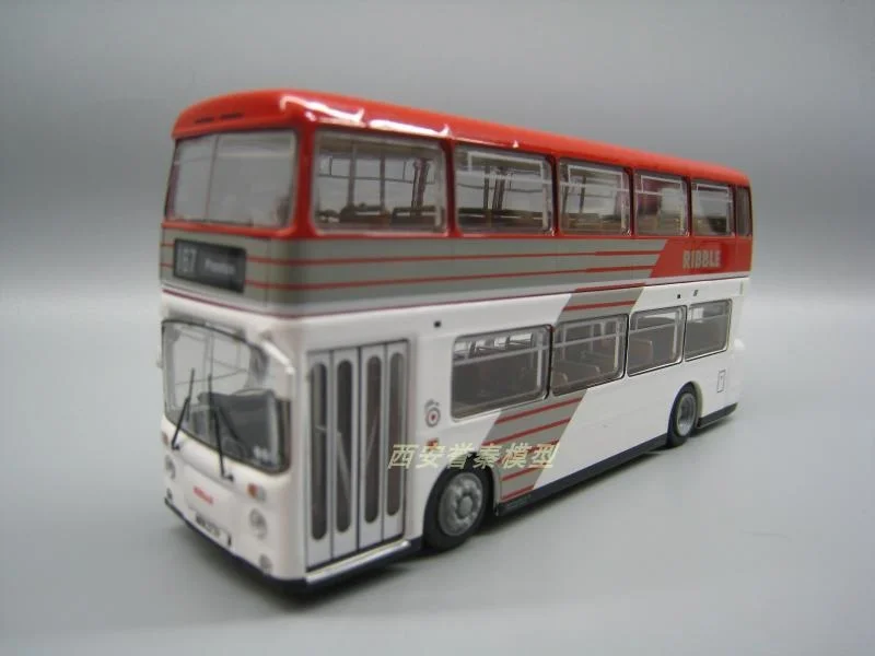 

New Special Offer Die-cast Metal 1/76 Double-decker Bus Static Display Collection Model Toys For Children