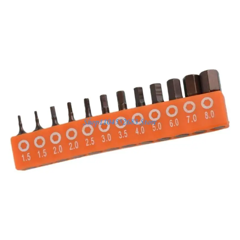 

Y6GD 12/24Pcs Screwdriver Bit 25mm Hexagonal Shank Security Driver Bit For Pneumatic