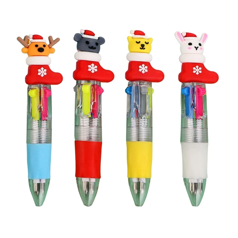 Mini Multicolor Ballpoint Pen 10-in-1 Retractable Ballpoint Pen for Kid Reward