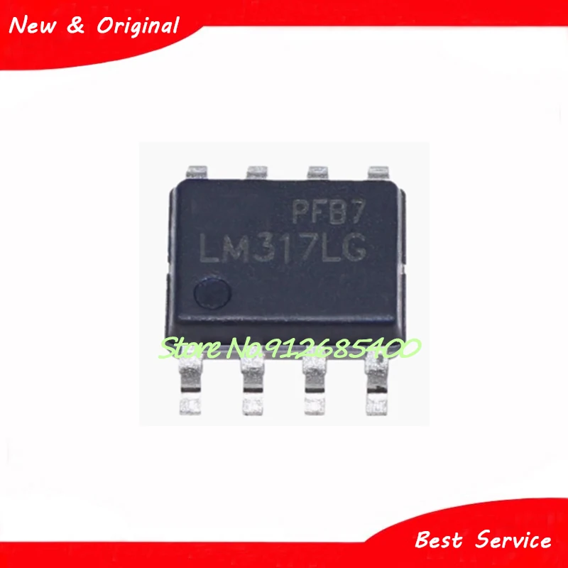 10 Pcs/Lot LM317LG-S08-R LM317LG SOP8 New and Original In Stock