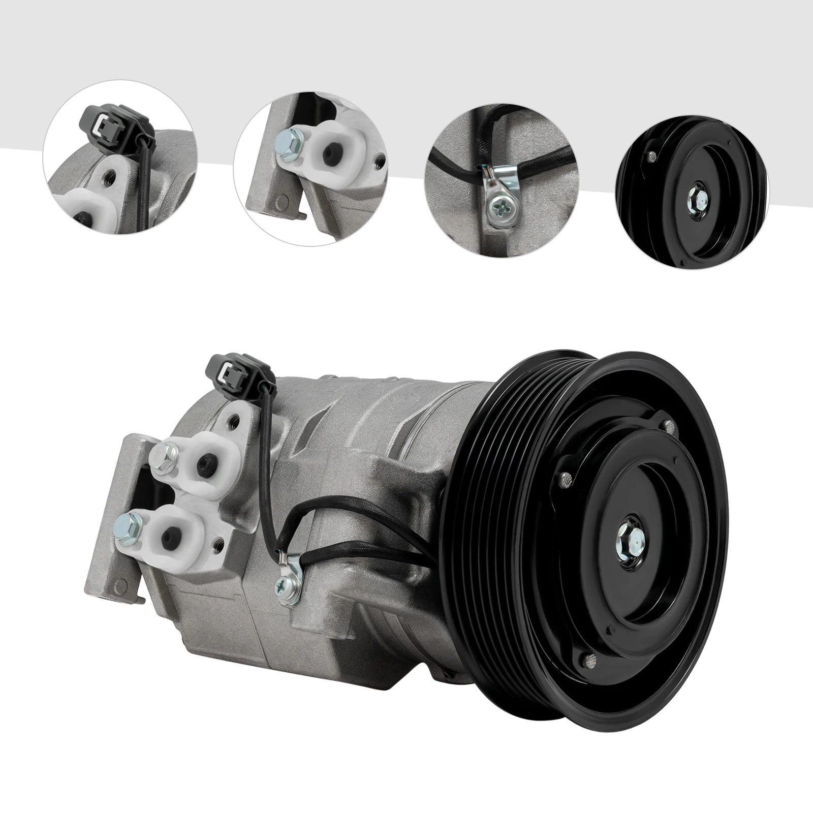 

AC Compressor& A/C Clutch For 2003-2007 Honda Accord 2.4L, A/C Compressor CO 28003C, Air Conditioning Compressor