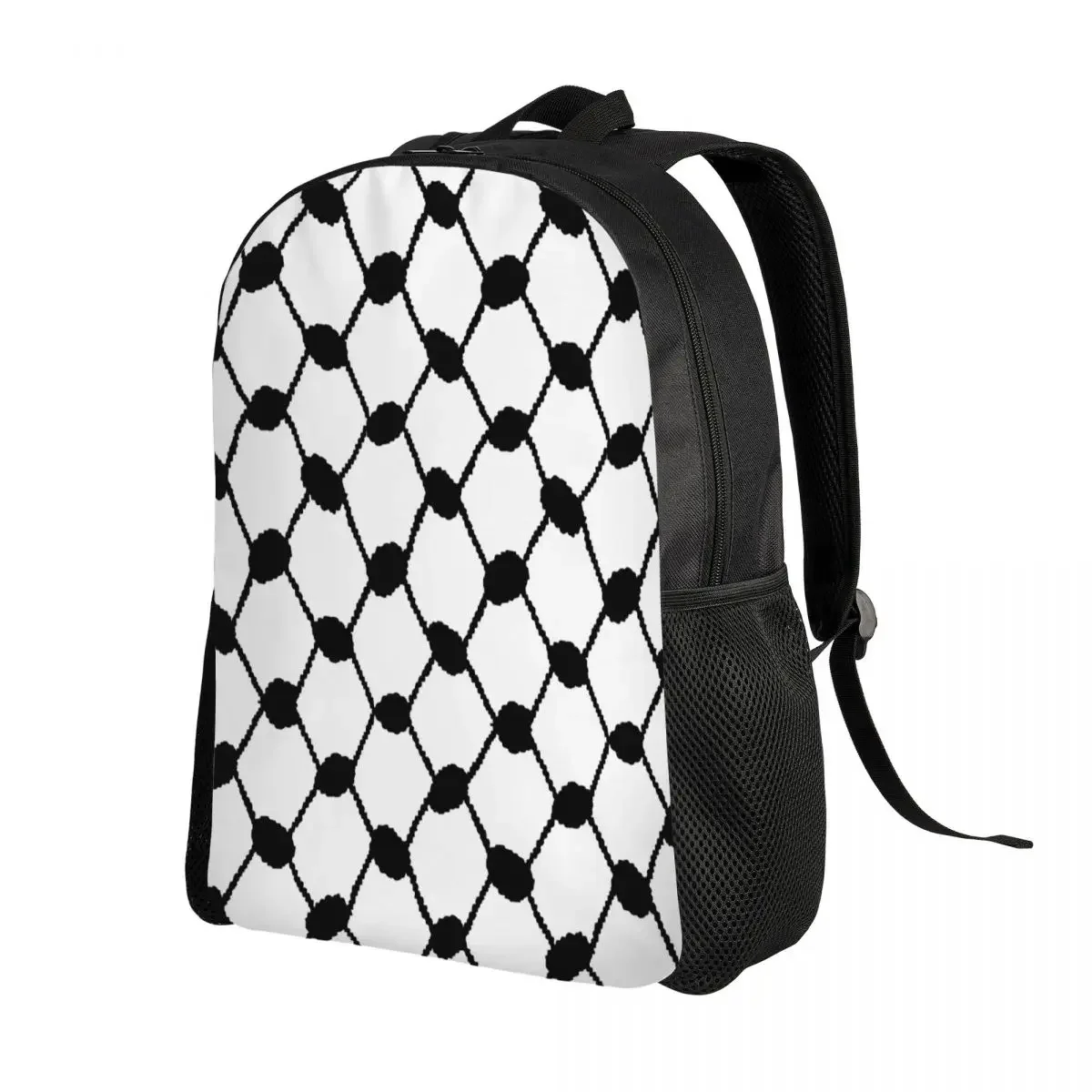 Custom Palestinians Keffiyeh Pattern Backpacks for Men Women School College Students Bookbag Fits 15 Inch Laptop Tradition Bags