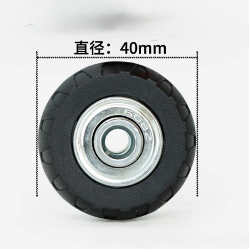 Luggage Compartment Trolley Travel Suitcase Universal Wheel Replacement Wheel Rolling Luggage Rubber Wheel