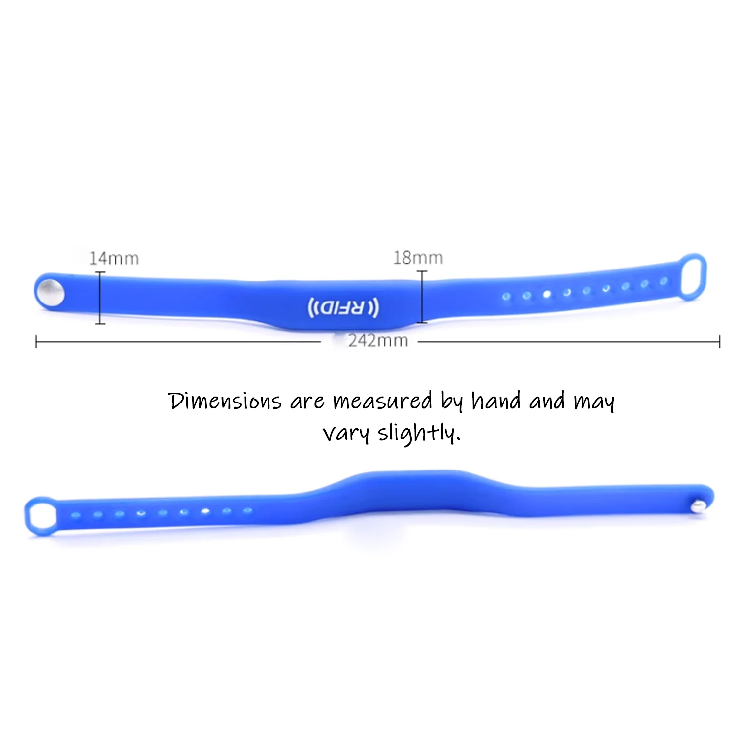 1 Uds RFID 13,56 MHZ CUID clon copia negativa pulsera impermeable ISO14443A pulsera regrabable clave IC fotocopiadora insignia ficha de Control