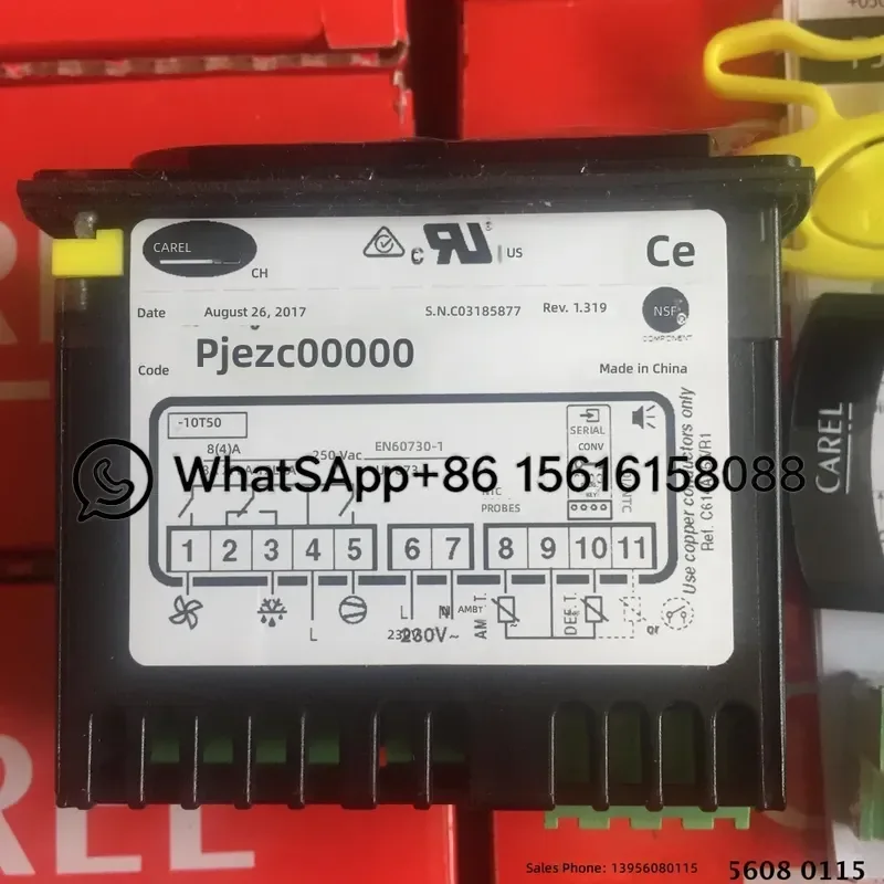 CAREL Thermostat Replacement PJEZC00000 PJEZCOOOO PJ32C00000 Digital Temperature Controller for Refrigeration HVAC System