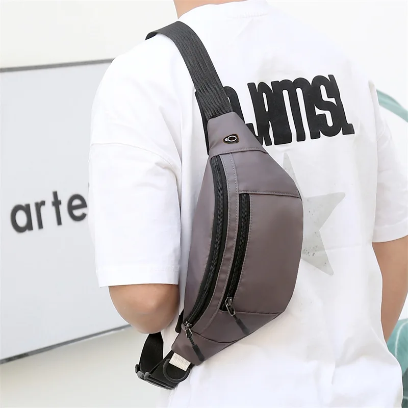 Fashion Sports Small Waist Bag Anti theft Lightweight Travel Shoulder Messenger Bags For Phone Cash Waterproof Crossbody Pouch