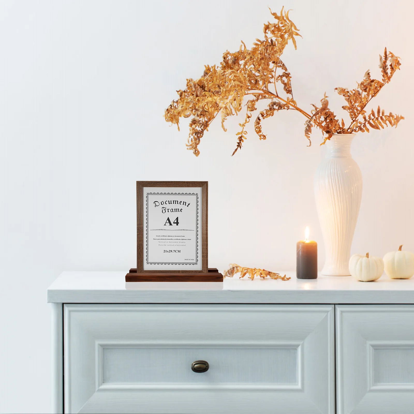 Soporte de madera resistente para soporte, Base de suelo completo, soporte de pie, Base de espejo de longitud completa, soporte de espejo