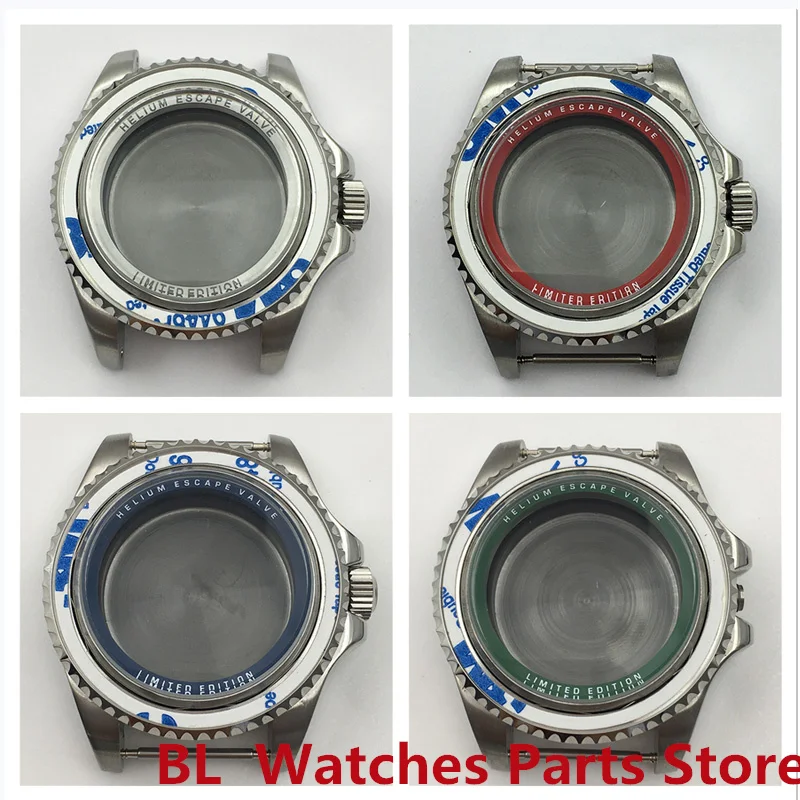 

BLIGER 43mm Watch Case Chapter Ring Sapphire Crystal Fit NH34 NH35 NH36 ETA2824 2836 Miyota8205 8215 DG2813 3804 PT5000 Movement