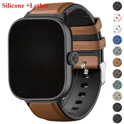 Pulsera de cuero para Redmi watch5 4, correa de muñeca para Xiaomi Mi band 9pro/8pro, accesorios de correa deportiva para reloj inteligente