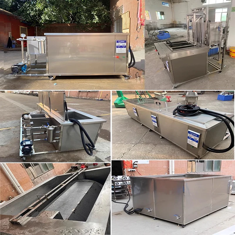 

Ultrasonic cleaning machine industrial 1800W 135L hardware mold parts degreasing and rust removal high-frequency oscillation
