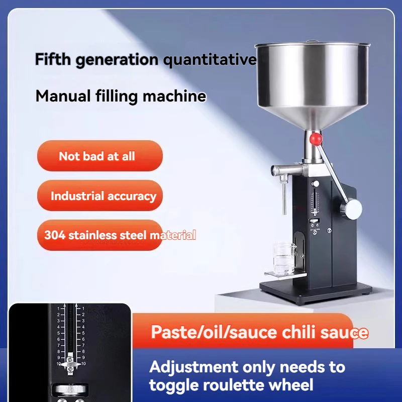 Ручная разливочная машина Небольшая ручная машина для наполнения количественного/жидкого/йогурта/ожоговой пасты/медового/шампуня/лосьона для ванны