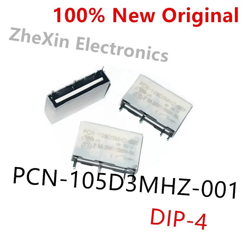 10PCS/Lot   PCN-105D3MHZ-001 、PCN-112D3MHZ-001 、PCN-124D3MHZ-001   DIP-4  New Original Power Relay SPST-NO