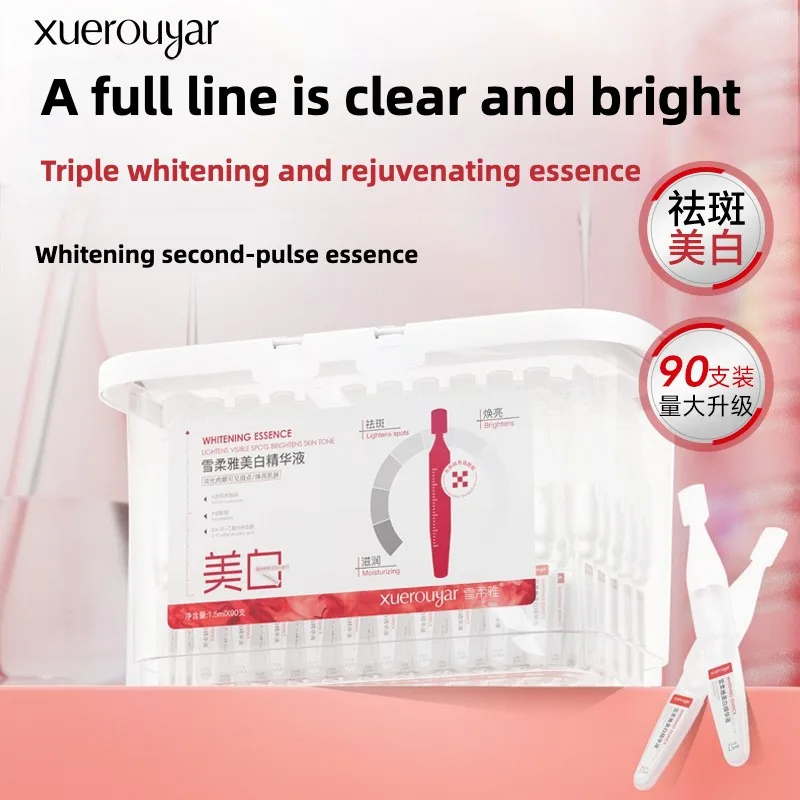 

90PCS/Set Nicotinamide Whitening Essence Remove Dark Spots Melanin Brighten Shrink Pores Moisturizing Fade Fine Lines