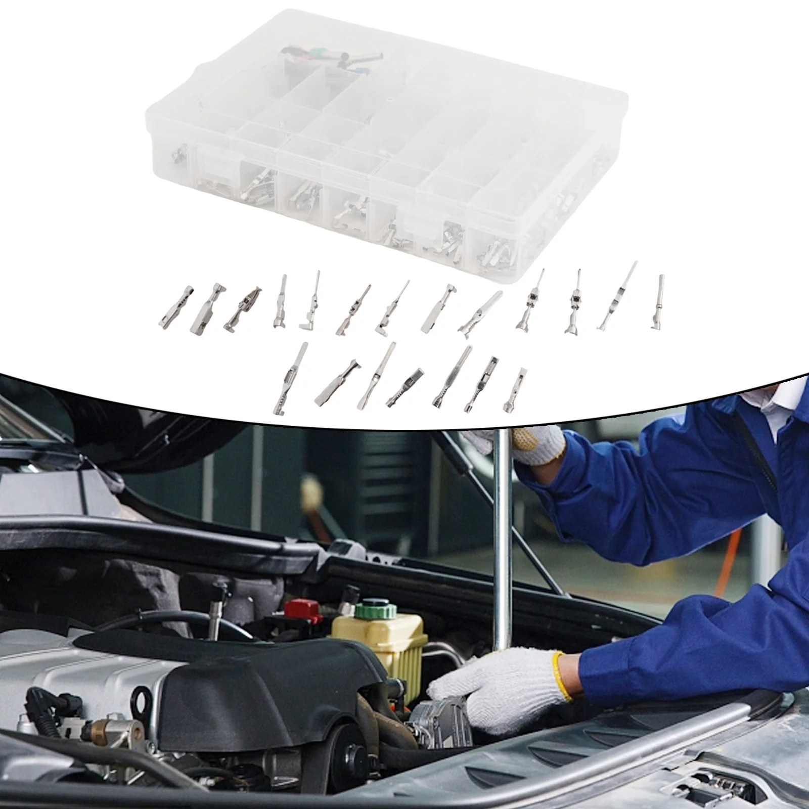 Terminal Pins Wire Harness Connector Kit CAR Electrical Connector Kit Male Female Pcs Reliable Automotive Connectors