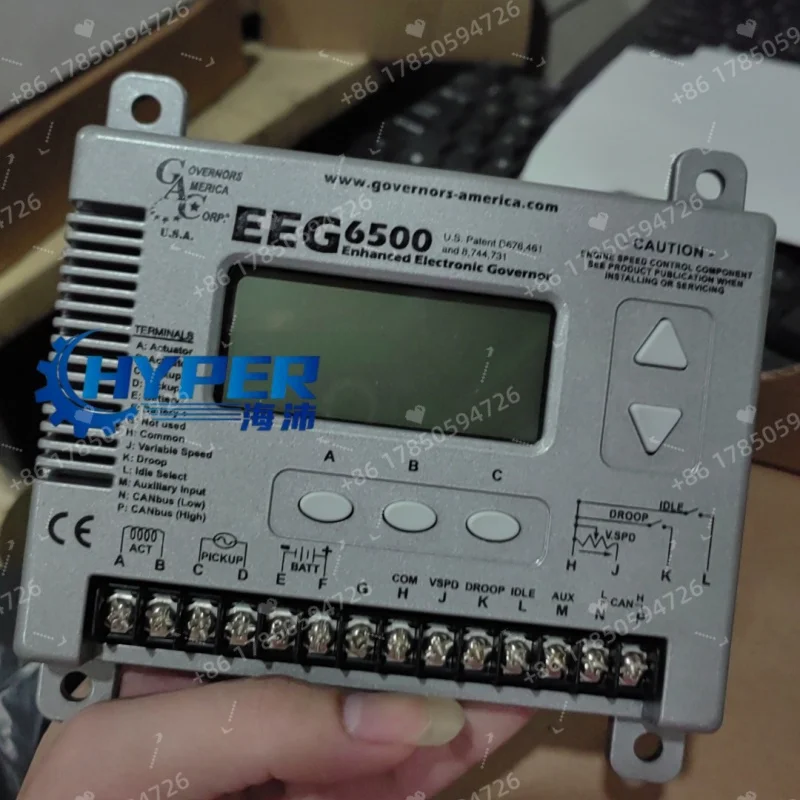 Original EEG6500 electronic diesel generator speed regulator genuine control panel controller EDG5500 series replacement module