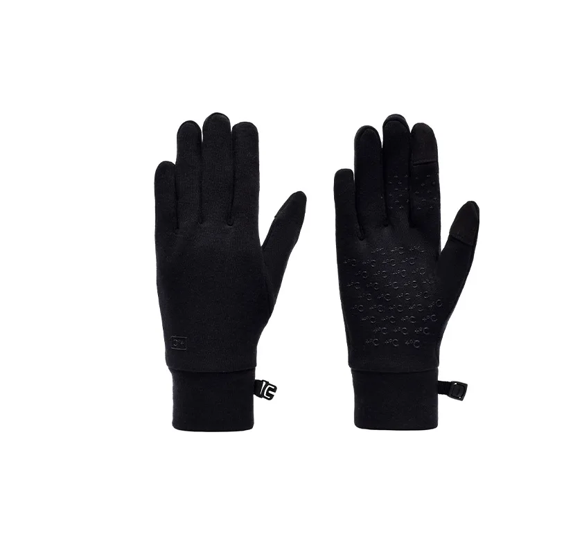 MadBlack-Silk Fleece Gloves, Driving Out Keep Warm, Women Versatile Touch Screen Five Finger Gloves, 2026 Autumn Winter A67215CC