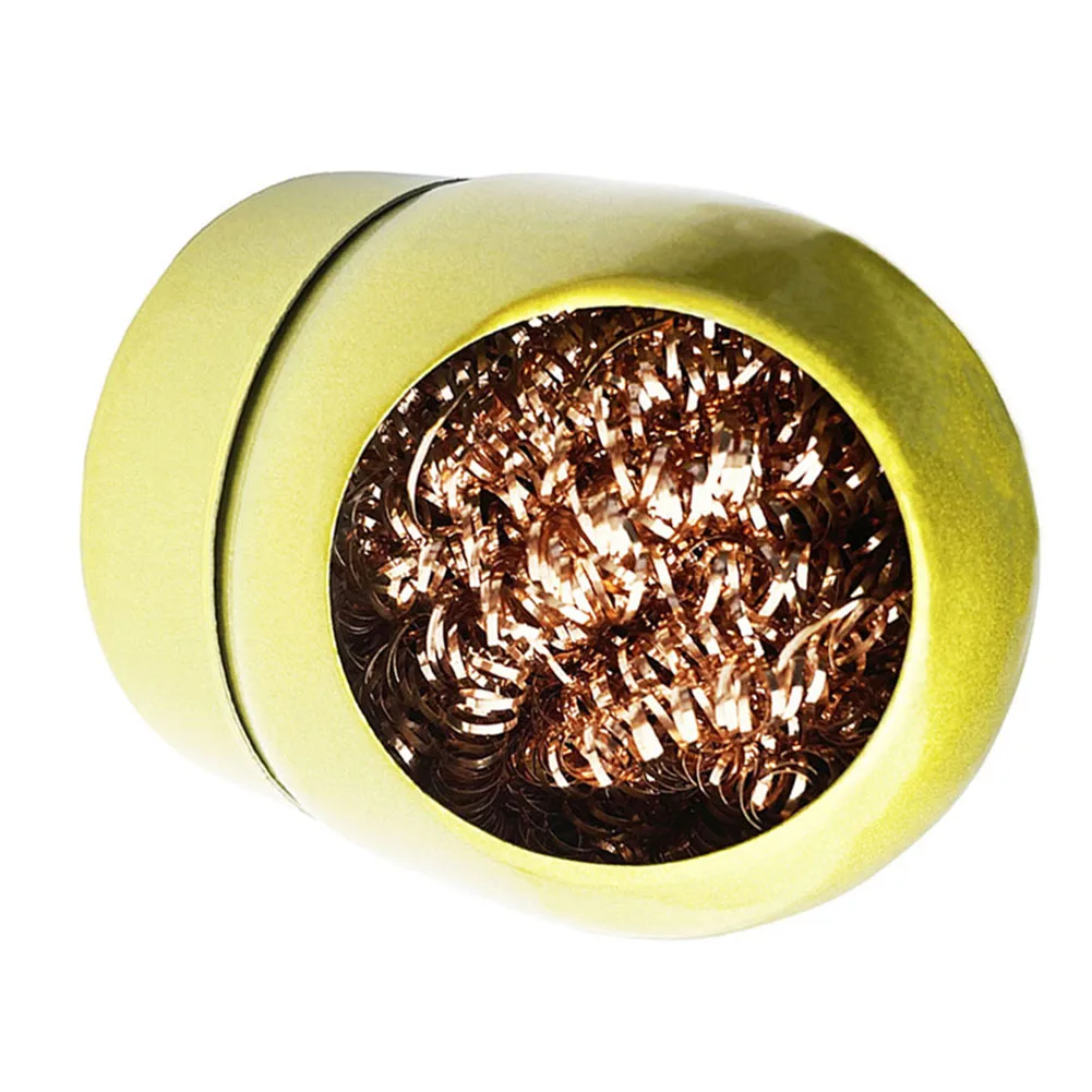 Sfera di pulizia dissaldante filo metallico con Set di supporti saldatura dissaldatura saldatura saldatura punta di ferro scorie pulizia sfera d'acciaio