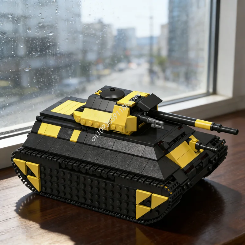 

661pcs MOC Space Blacktron I 1 Medium Tank Model Toys Building Blocks Christmas Gifts Architecture DIY Creative Idea Education