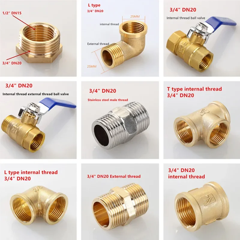 Brass Ball Valve 3/4