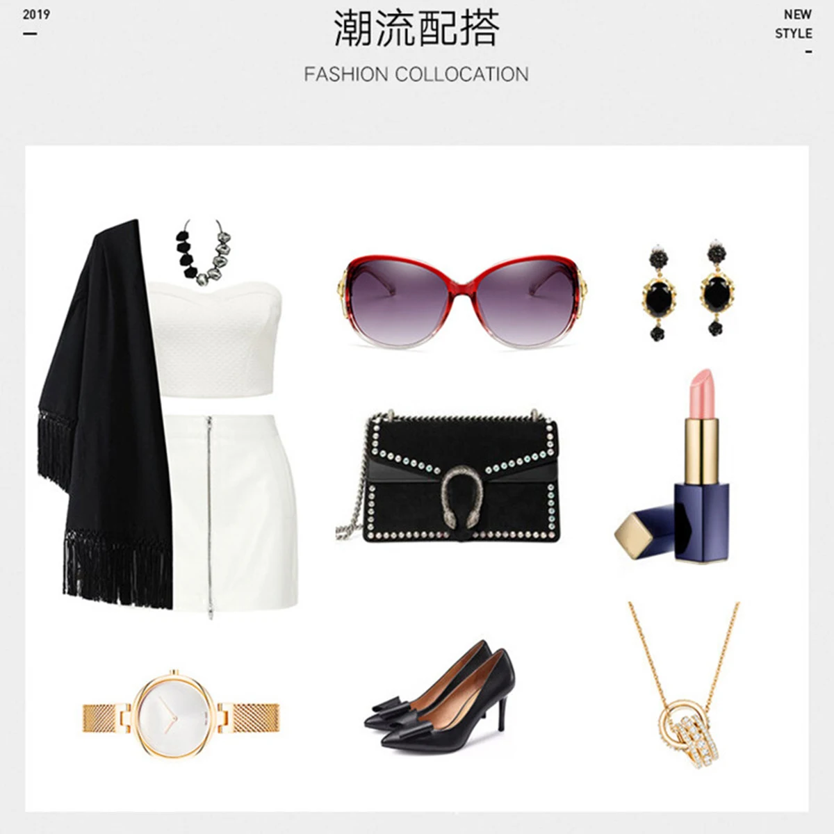 Big Frame Fox Head Sunglasses para senhoras, Proteção UV, Driving Shade, Nova Moda