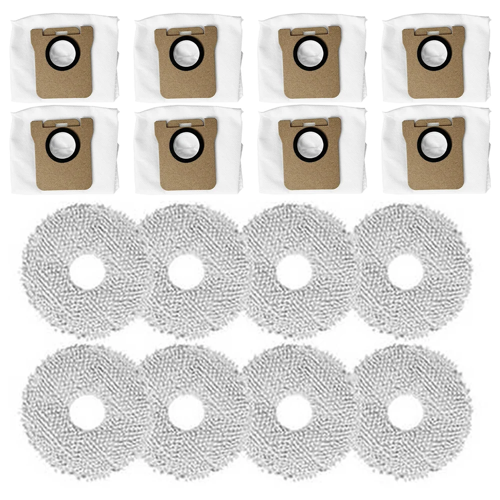 

16pcs Mop Cloths Dust Bags For L10S Ultra / S10 S10 Pro Robot Vacuum Cleaner Household Vacuumcleaner Accessories