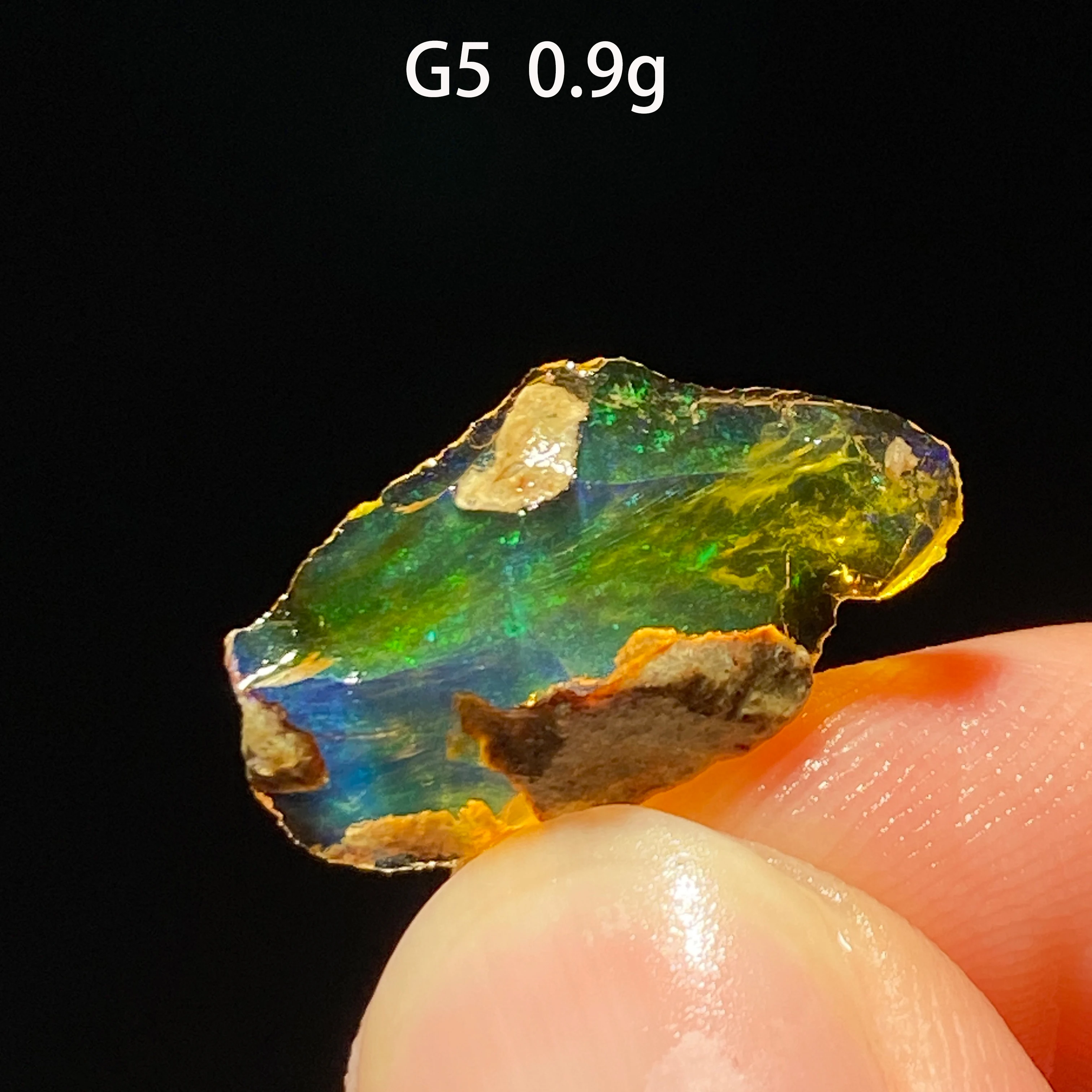 100% Natural Rare Opal Gemstone from Ethiopia Multicolor Raw Crystal (Need in Water) Energy Healing Home Decor Crystal Healing