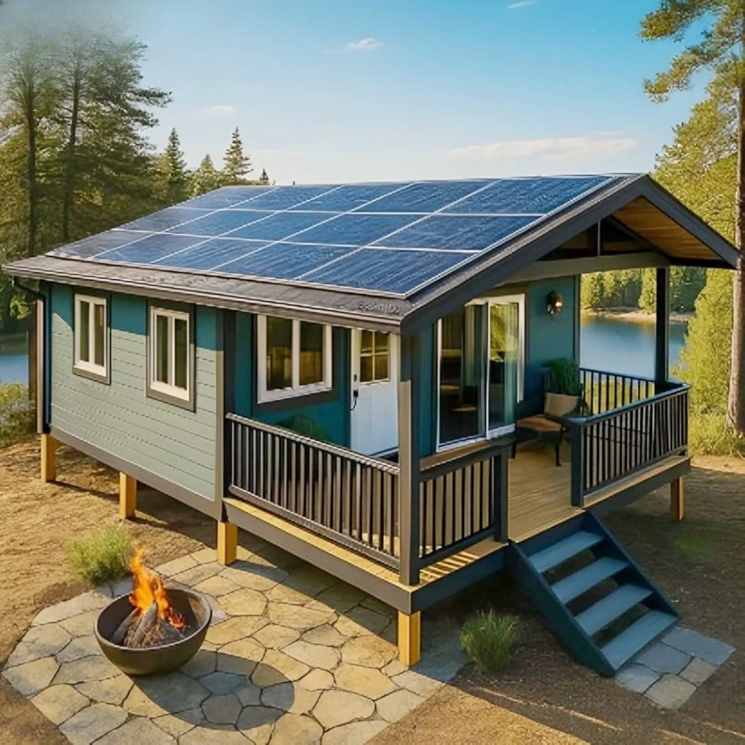 China Manufacture 40ft Prefabricated Modern Assembly Container House Durable Fire Resistant Waterproof Hotel Use Eco Friendly