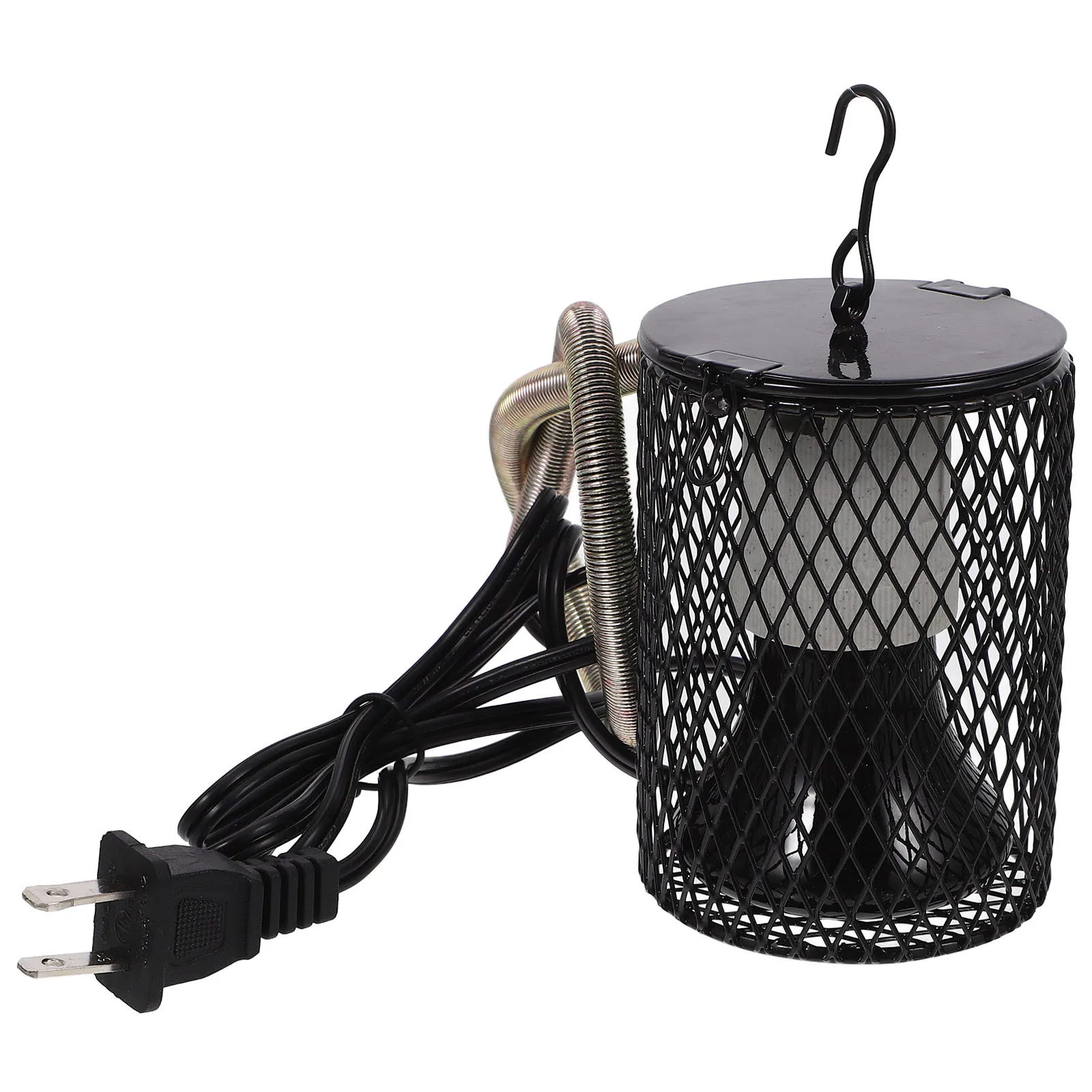 

1 Set Of Ceramic Lamp Shade Heater For Reptile Cage Heat Protection Durable Wear-Resistant Efficient Dissipation Easy Install