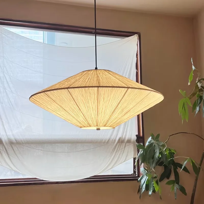 

Brera Pendant Lamp Fabric Pendant Lamp For Bedroom Bedside Living Room Cafe Decor Simple LED Restaurant Hanging Lamp