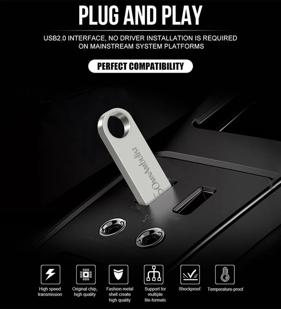 

SomnAmbulist Pen Drive 32GB 64GB 128GB High Speed USB2.0 for PC Mobile Mini Pen Drive 16GB 32GB USB Flash Drive 64GB 8GB 4GB