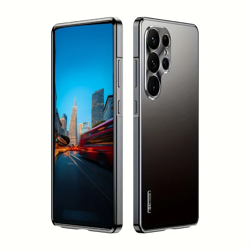 Für Samsung Galaxy S26 S25 S24 Ultra Handyhülle mit Luftfahrt-Aluminiumlegierungsrahmen, matter Rückplatte, ultradünne Anti-Drop-Rückabdeckung – Detail 6