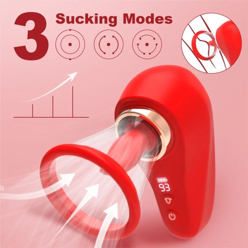 اللسان لعق مص الهزاز للنساء البظر فراغ مصاصة محفز الفم المهبل الحلمات تهتز الإناث الكبار الجنس لعب