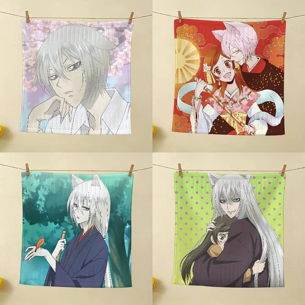 Anime K-Kamisama K-Kiss Wear Resistant Hand Hanging Kitchen Towel,Polyester Cotton Material, Wiping Towel For Home