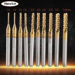 Rotary Burr Cutter High Speed Steel Rotary File 1mm 2mm 3mm For Dremel Accessory Milling Cutter Drill Bit Engraving Bit