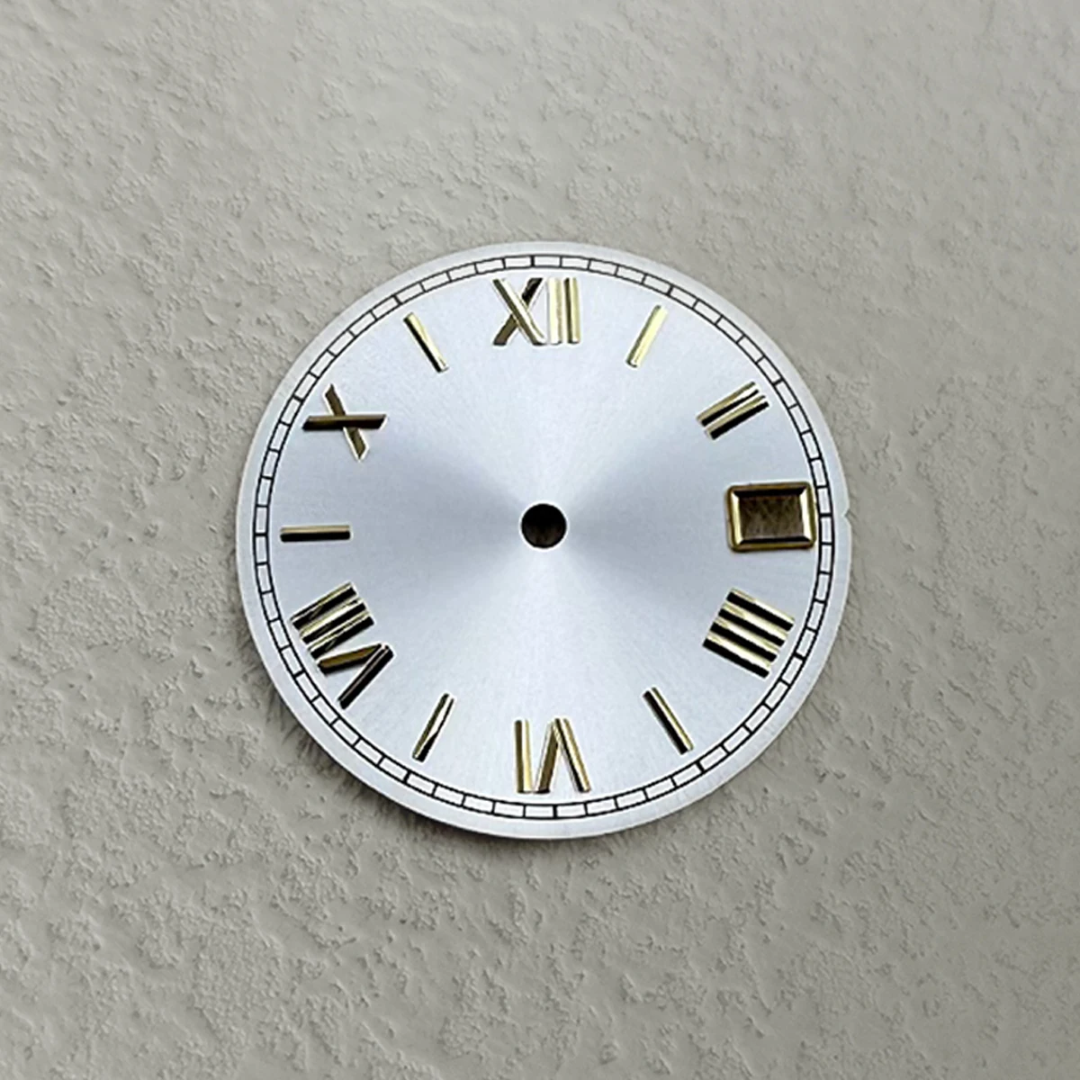 No Logo 28.5mm Roman dial NH35 dial Support customized logo Suitable for NH35/NH36 movement