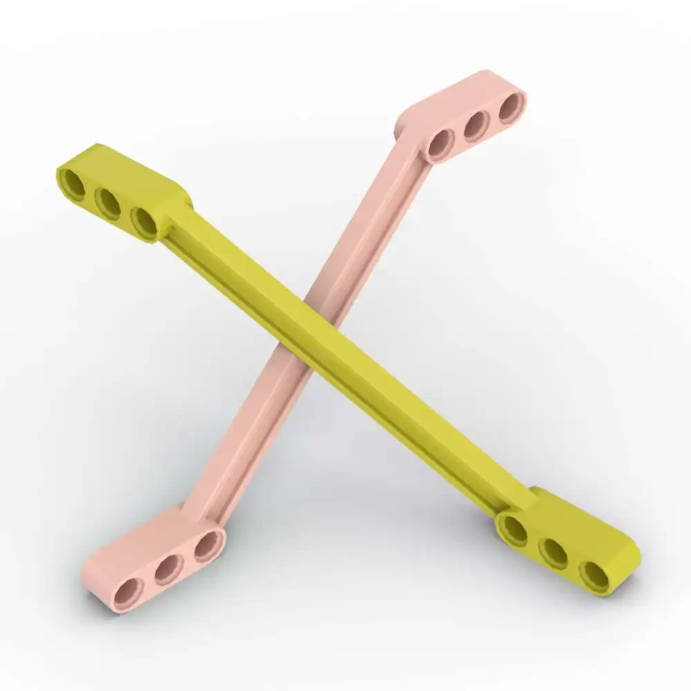 MOC 1PCS Link 5429 3x13x6 Connect House Brick Angled Bent Suitable Building Block Toy Adults Birthday Boys Girls Special Gifts
