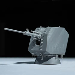 1PCS Model H/PJ-45 Type Single Barrel Naval Gun Resin Shipboard Artillery Parts for Simulation 055 Destroyer Ship Decoration