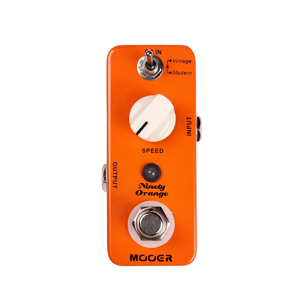 

MOOER Ninety Orange Analog Phaser Педаль эффектов для гитары 2 режима работы Винтаж/Современный True Bypass Аксессуары для электрогитары