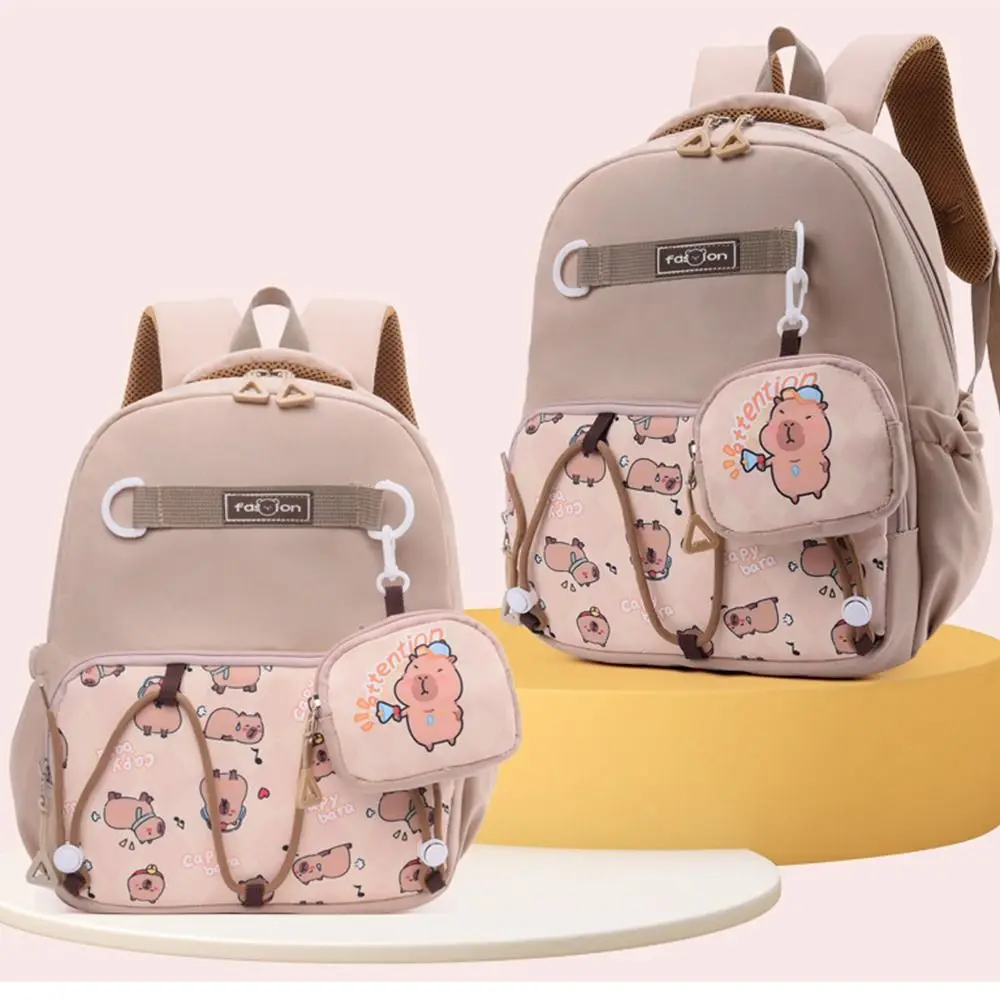 Large Capacity Cute Kids Backpacks Adjustable Straps Fashionable Cartoon Nursery Backpack Waterproof Zipper