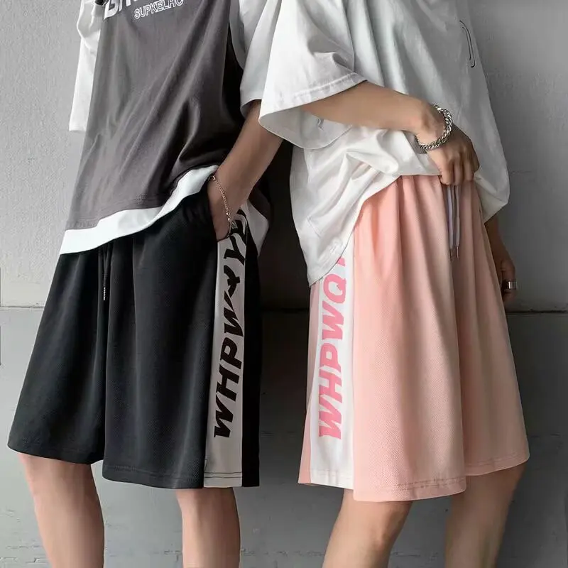 

Men's five inch shorts for outdoor wear, summer ice silk quick drying casual mid length shorts, sports basketball pants, thin an