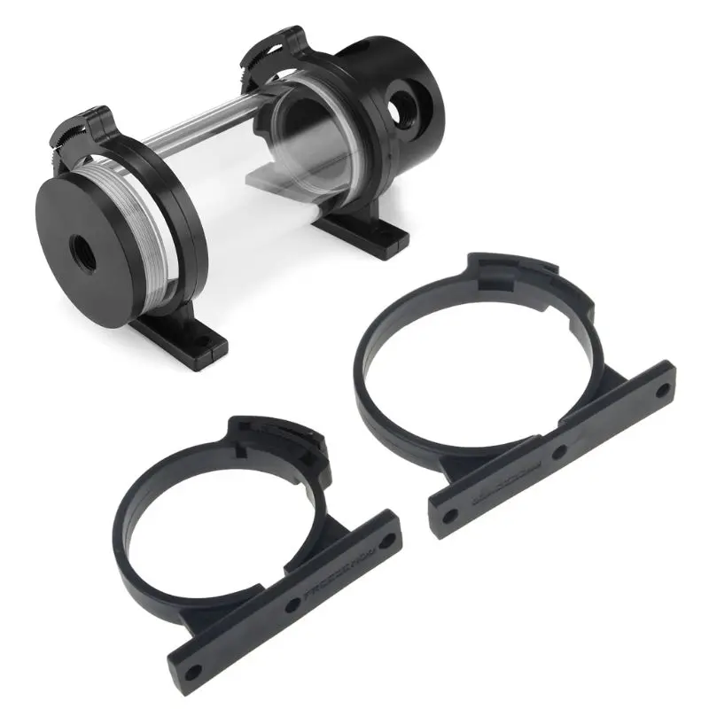 50mm 60mm diâmetro cilindro refrigeração água para tanque suporte fixo suporte reservatório para computador sistema